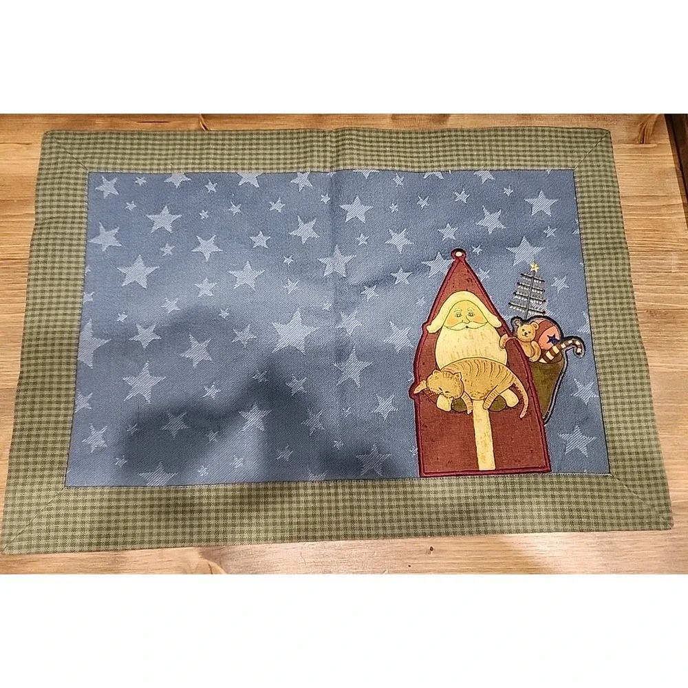 (6) Vintage‎ Valley Forge Collection Country Style Christmas Placemats